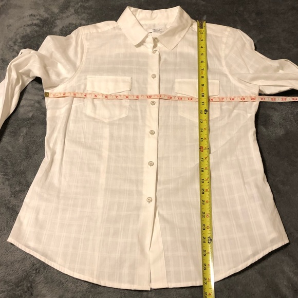 Nautica White Button Down Shirt - Picture 9 of 16